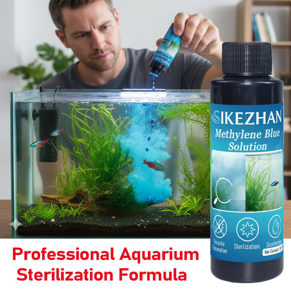 Aquarium Fish Vitamin - Soluzione blu metilene da 101 ml