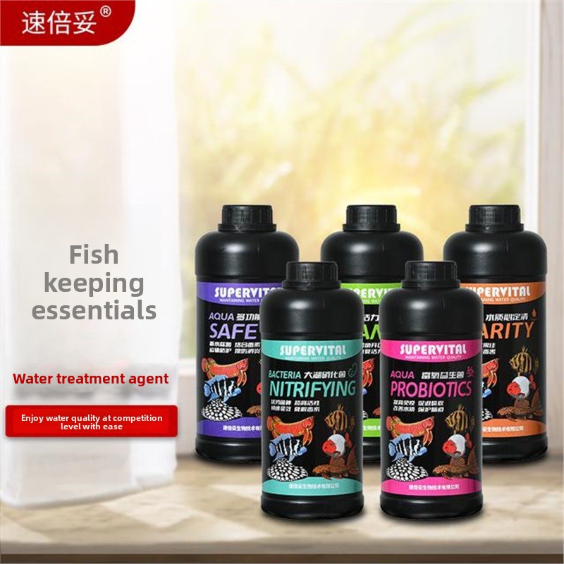Aquarium Fish Vitamin - ACCondizionatore d'acqua SUPERVITAL 3 in 1,