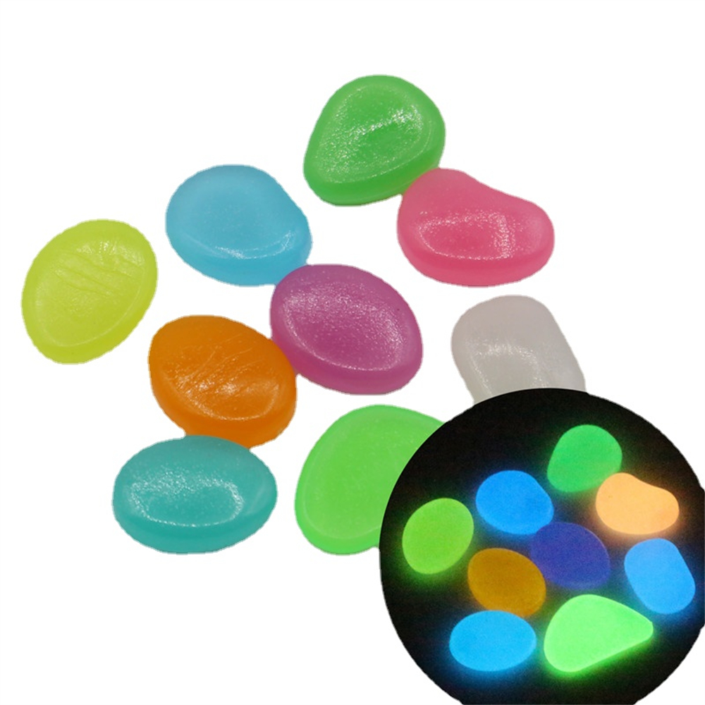Aquarium Decoration Rock - 50 pezzi di pietra luminosa fluorescente
