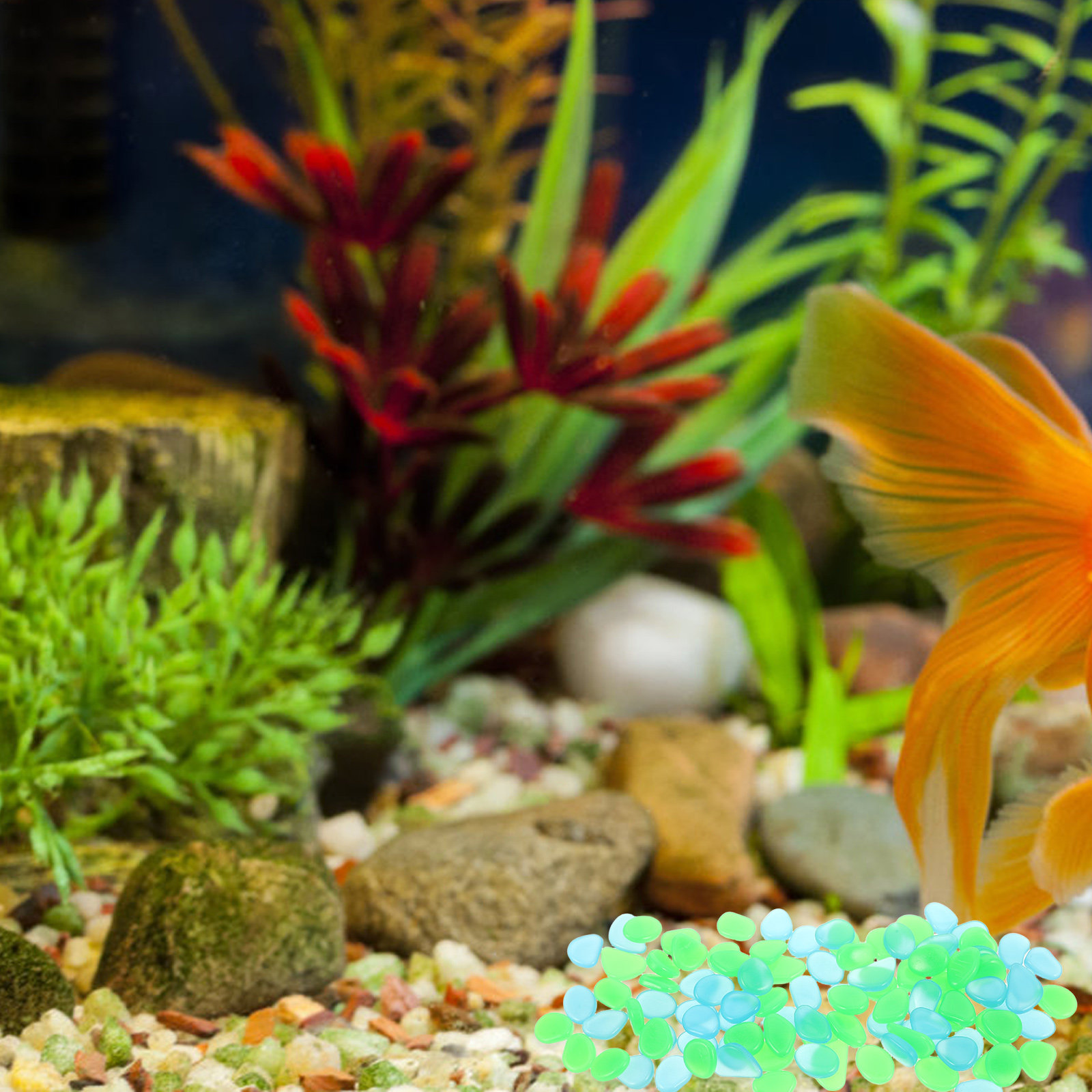 100 Pezzi di Pietre Luminose N - Aquarium Decoration Rock recensione e prezzo