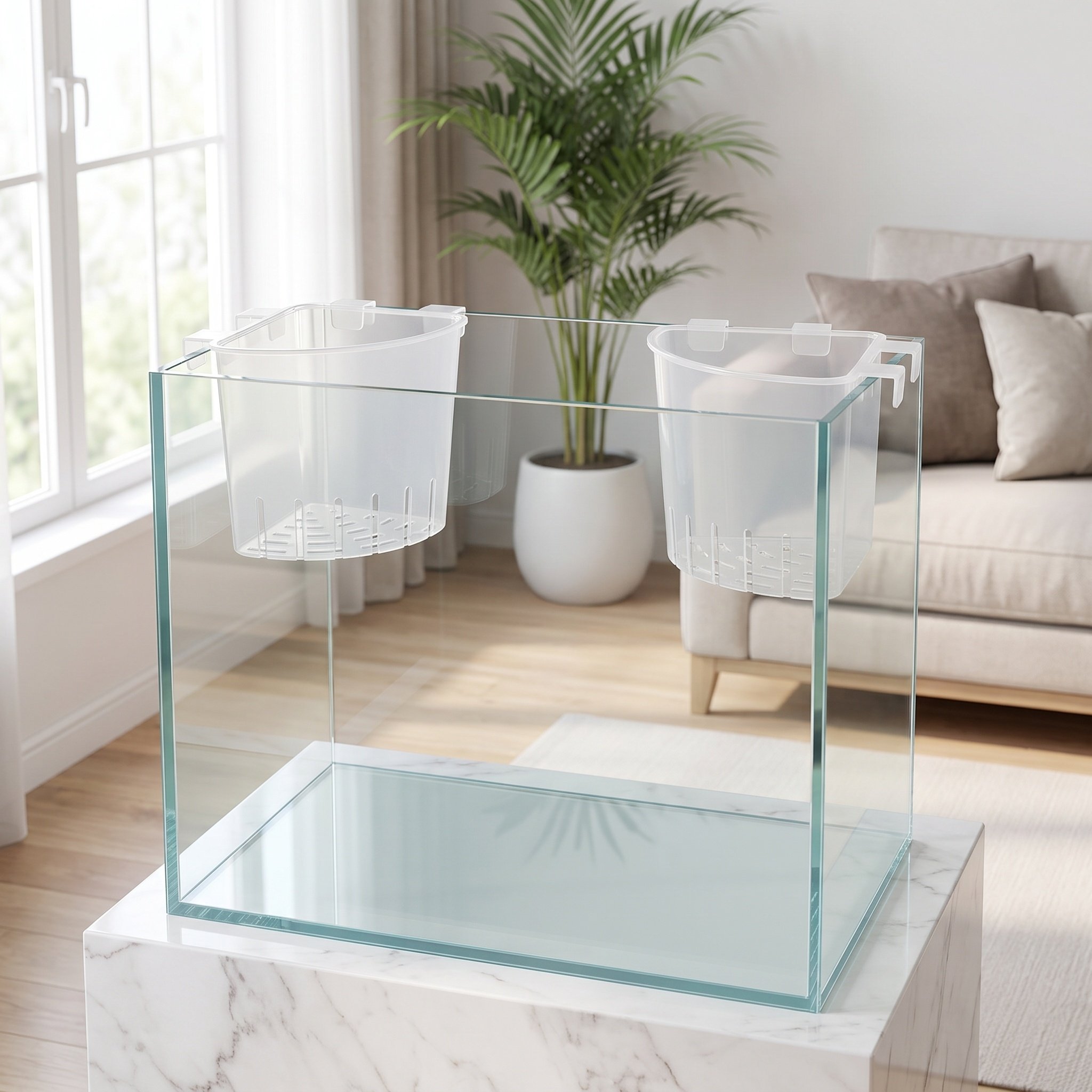 4 Pezzi Porta Piante Angolare  - Aquarium Fish Pot recensione e prezzo