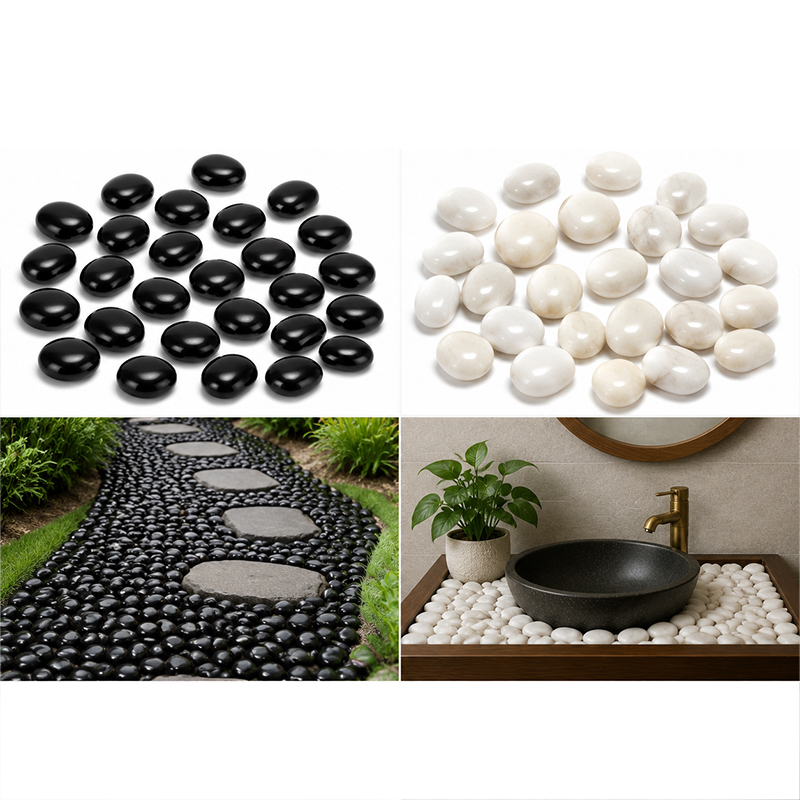 Pietre di fiume lucidate bianc - Aquarium Decoration Rock recensione e prezzo