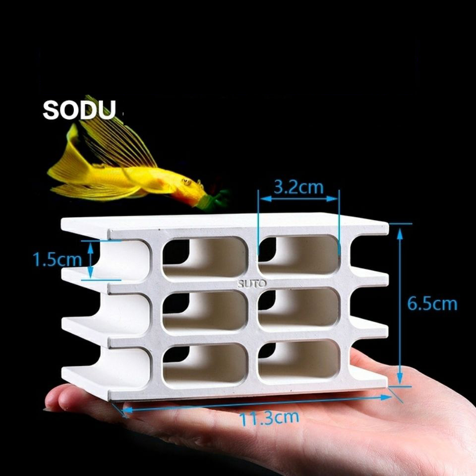 Serbatoio di ceramica bianca a - Aquarium Fish Pot recensione e prezzo