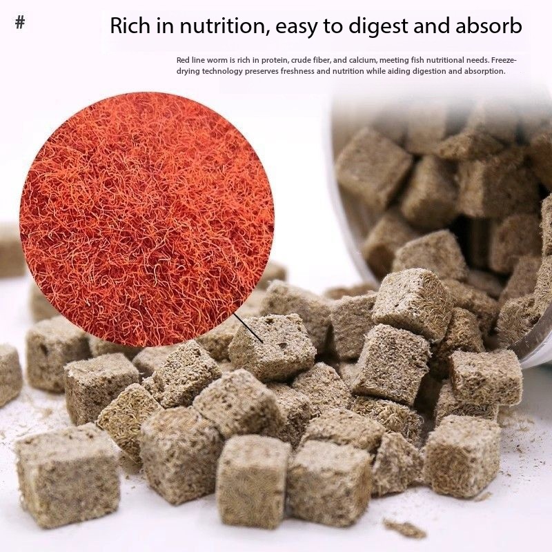 Cubetti di larve di sangue lio - Aquarium Fish Vitamin recensione e prezzo