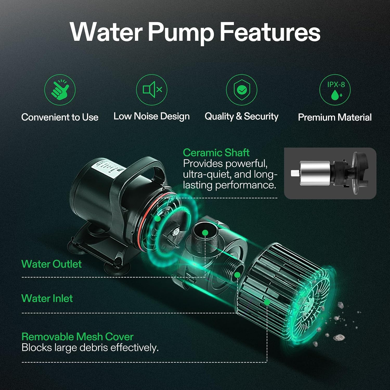 Pompa Subacquea da 1600GPH per - Aquarium Fish In recensione e prezzo